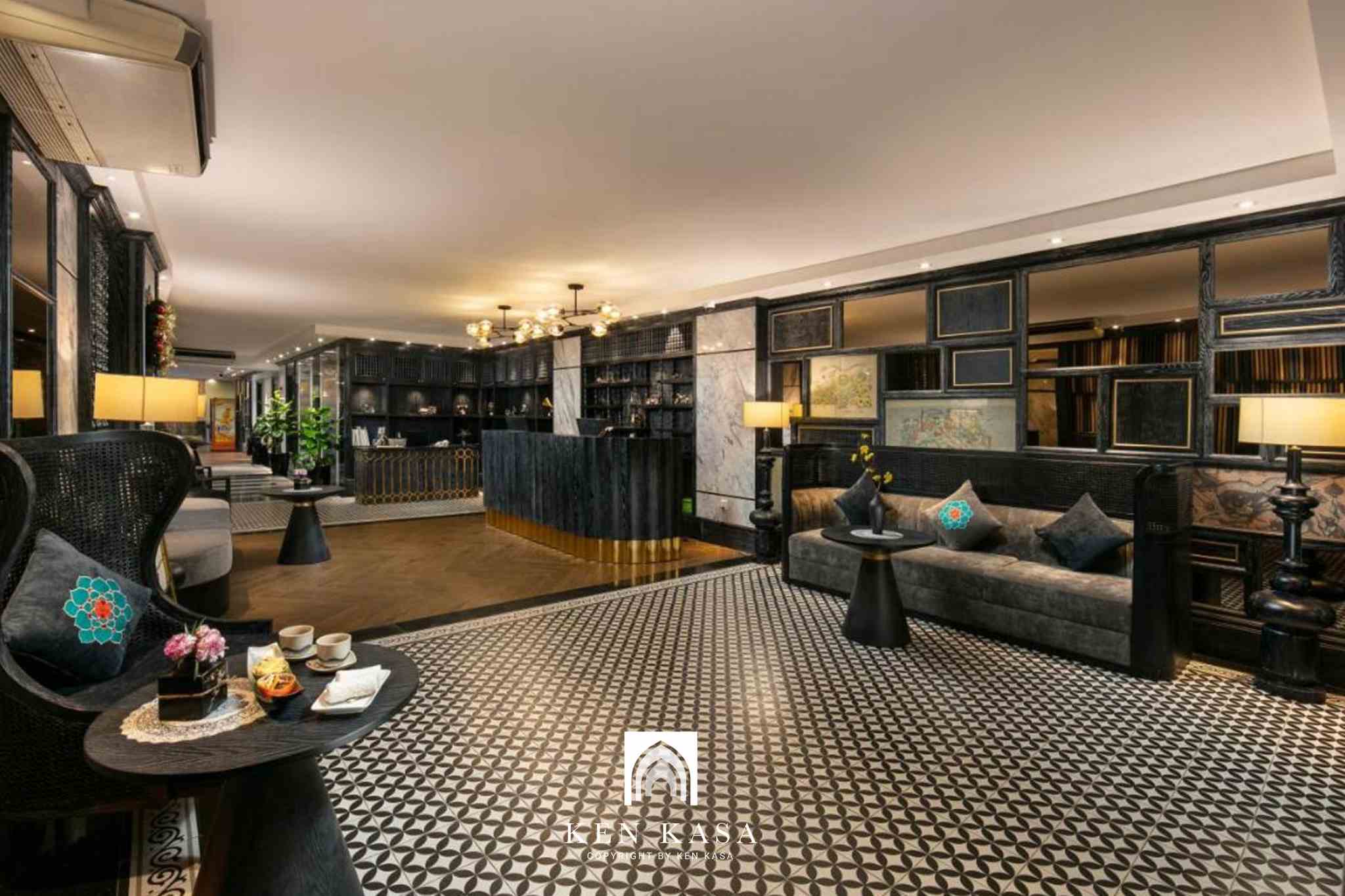 Kh&ocirc;ng gian sảnh Shining Central Hotel & Spa